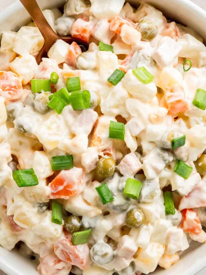 Olivier potato salad - the old school way!