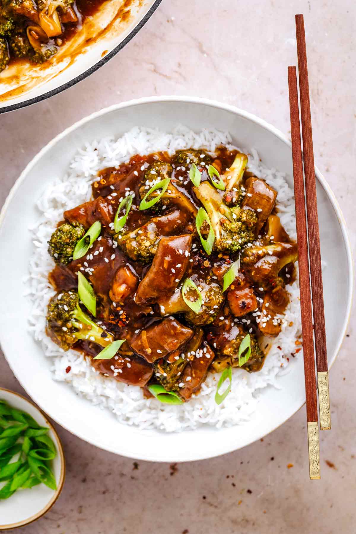beef and broccoli.