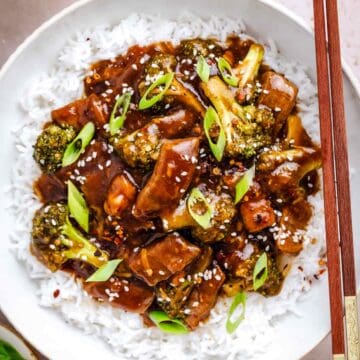 beef and broccoli.