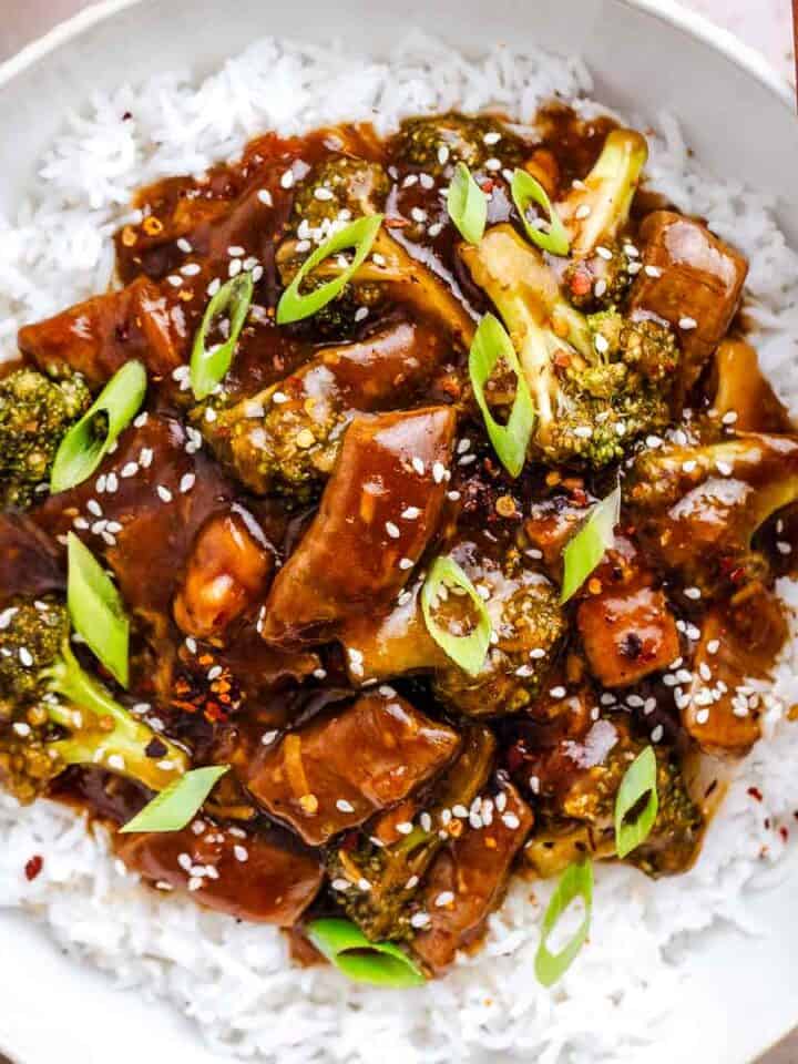 beef and broccoli.