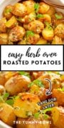 Roasted oven potatoes.