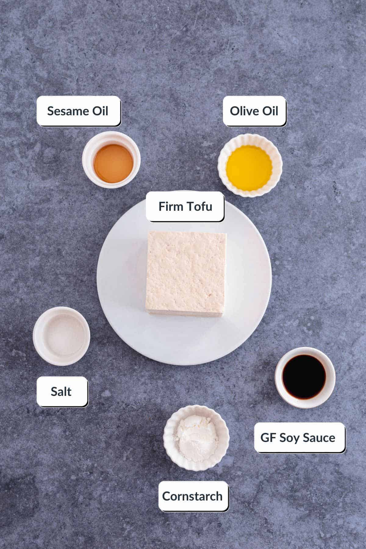 Pan Fried Tofu ingredients