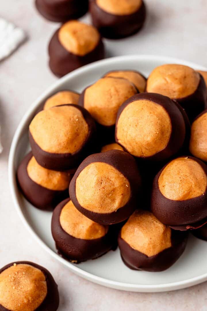 Easy Peanut Butter Balls Buckeye Cookies