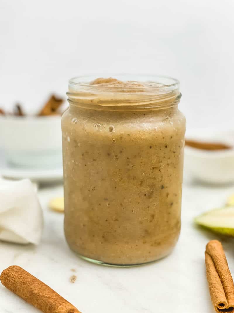 Easy Slow Cooker Spiced Pear Butter