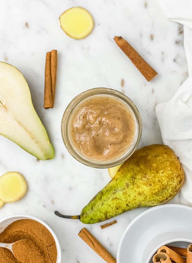 Easy Slow Cooker Spiced Pear Butter