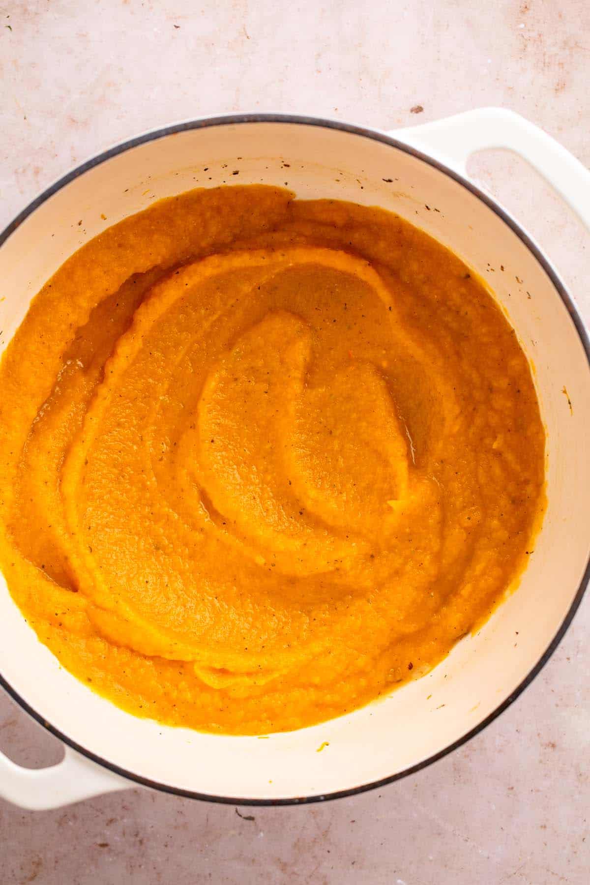 sweet potato pumpkin soup.