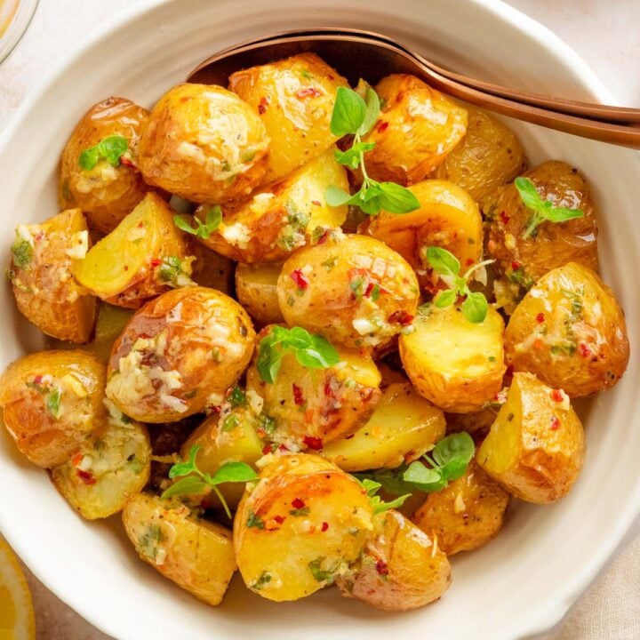 Roasted oven potatoes.