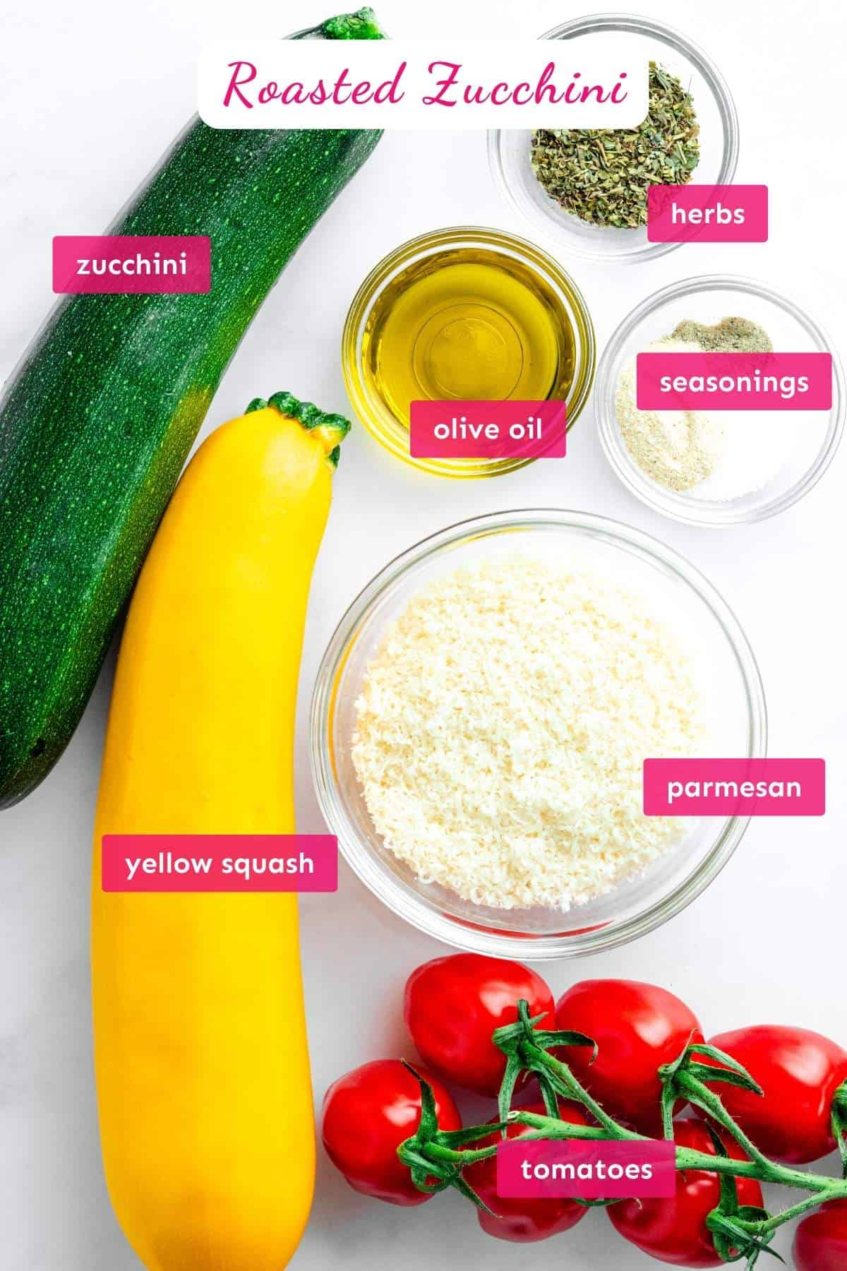 roasted zucchini ingredients.