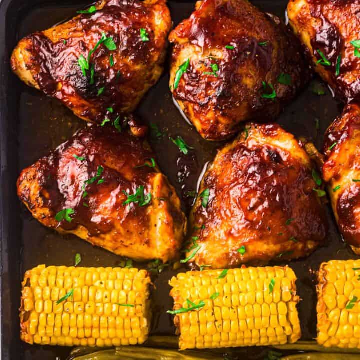 sheet pan chicken thighs