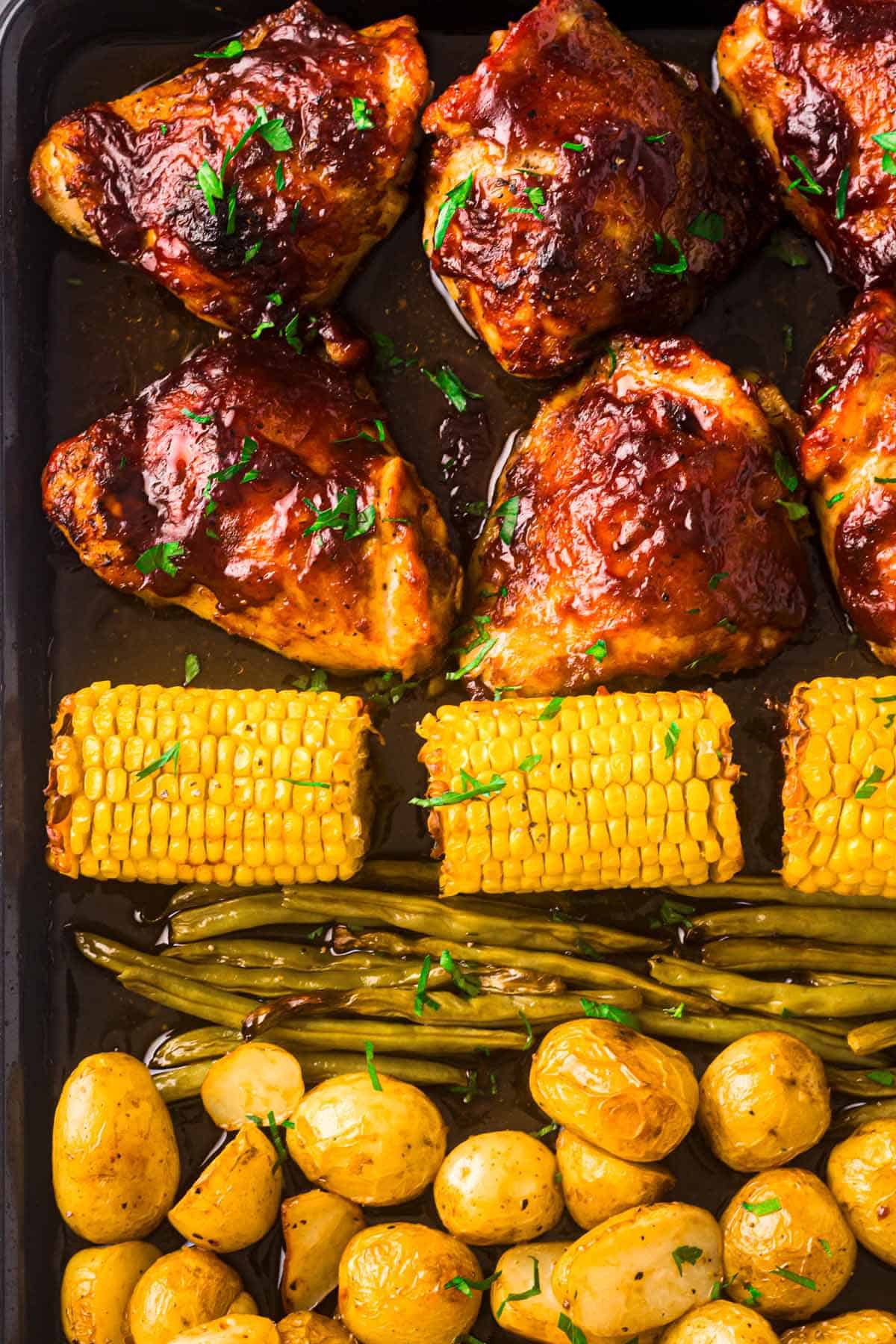 sheet pan chicken thighs