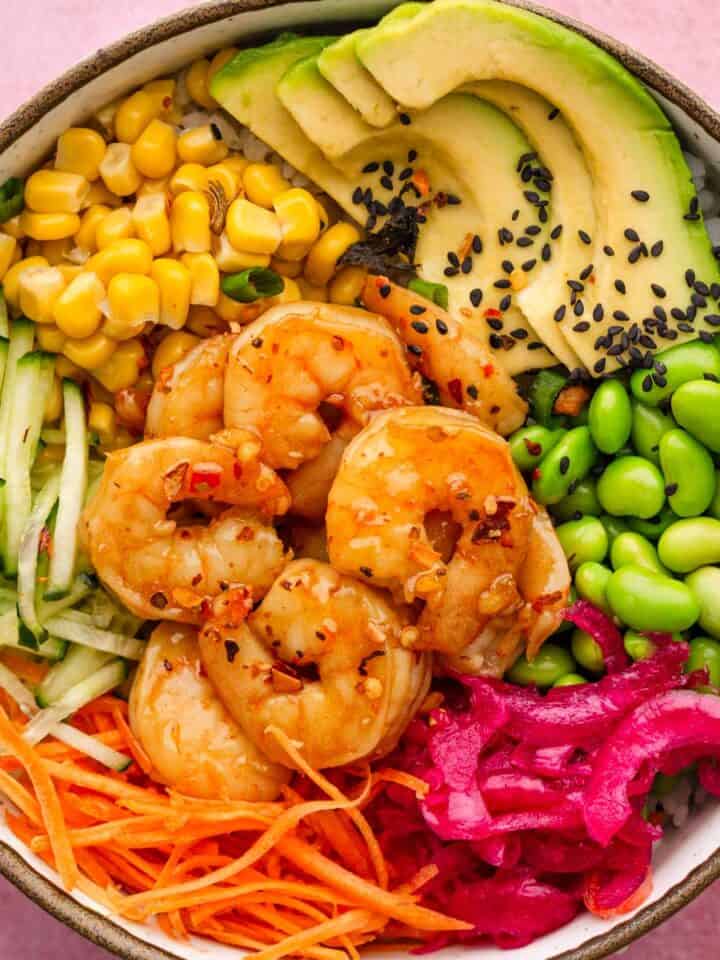 Shrimp Rice Bowl.