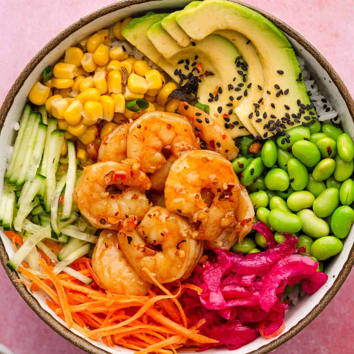 Shrimp Rice Bowl.