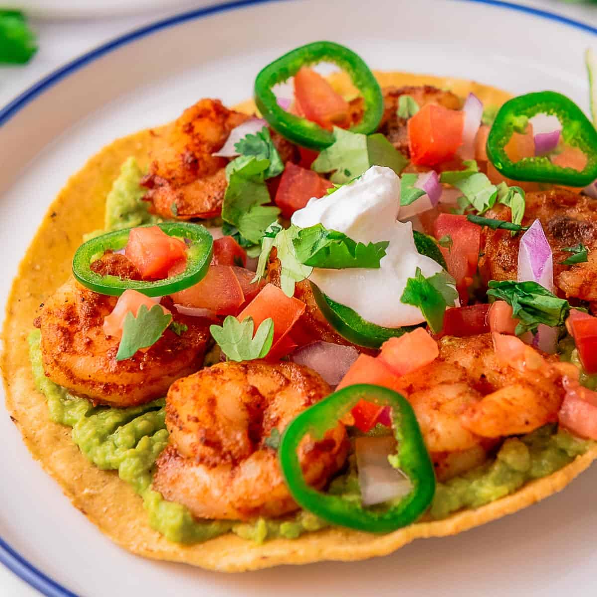 shrimp tostadas.
