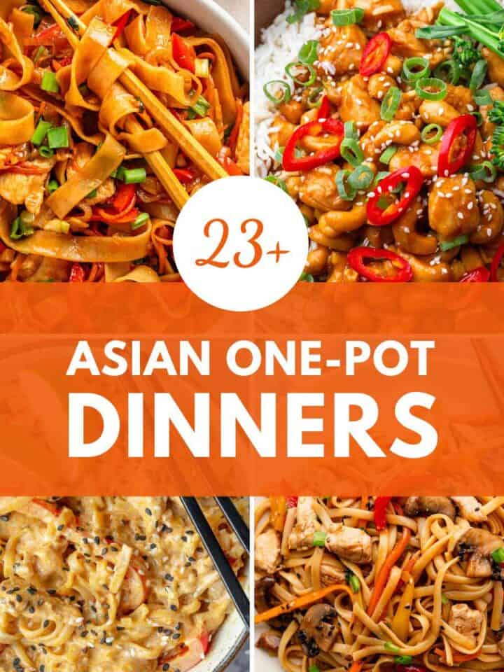 Easy one-pot simple Asian dinner ideas.