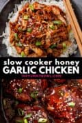 slow cooker honey garlic chicken thighs