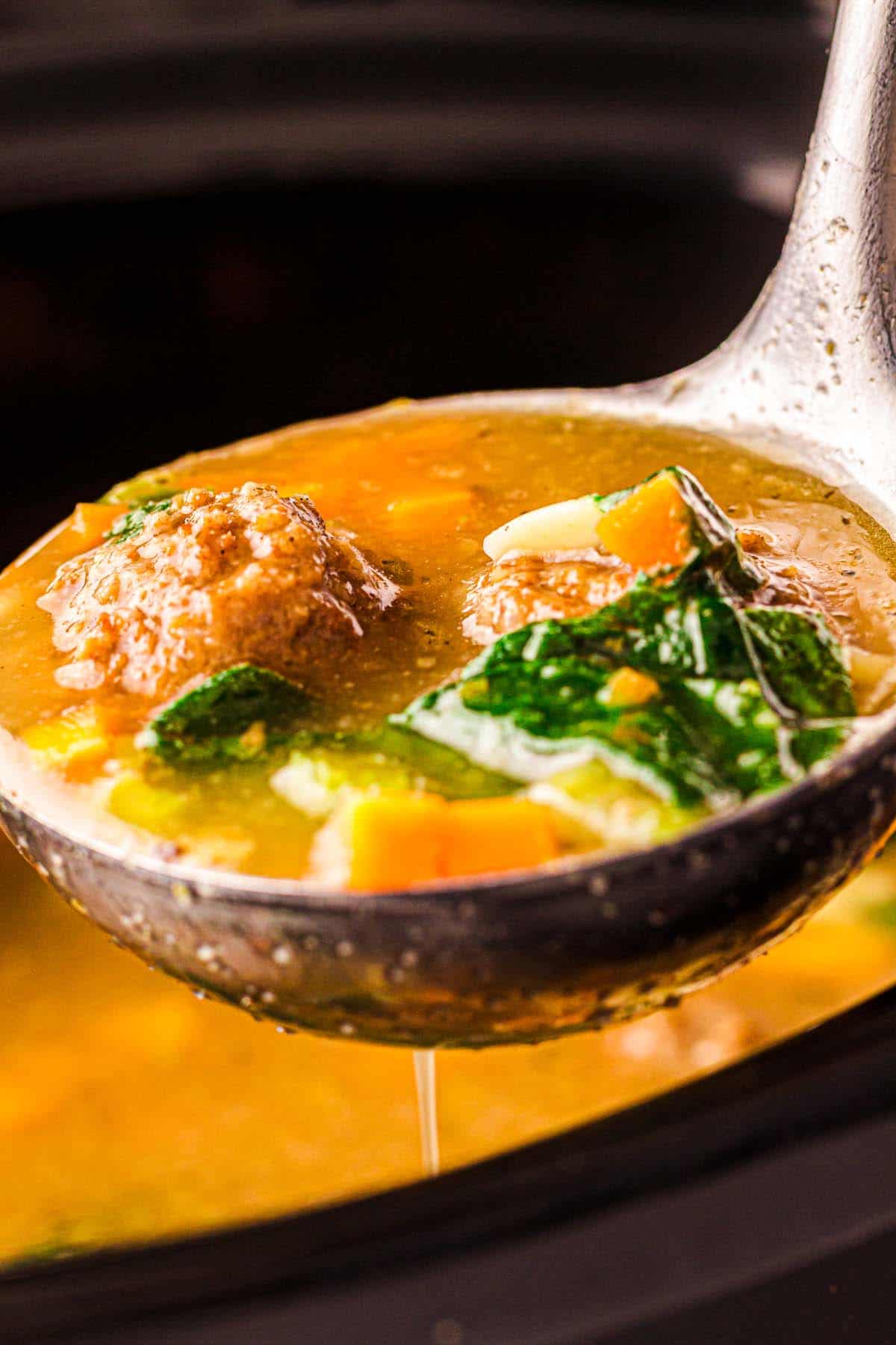 italian meatball soup