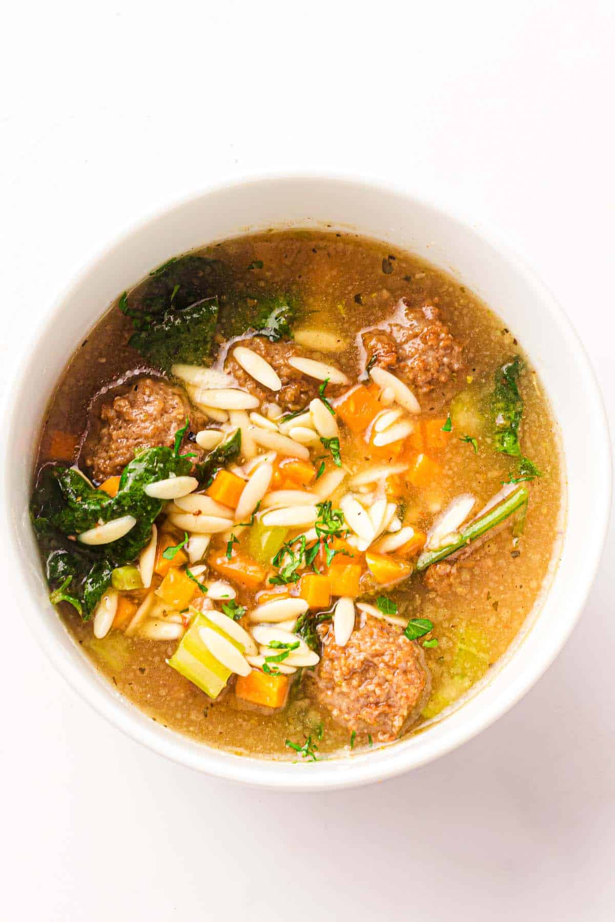 italian meatball soup