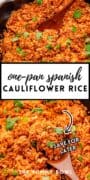 Spanish cauliflower rice.