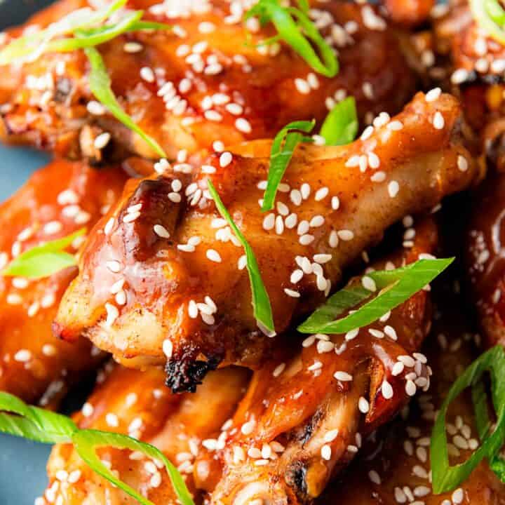 sticky chinese chicken wings.