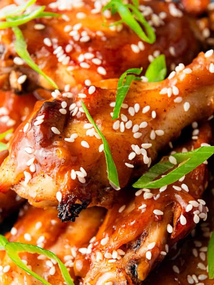 sticky chinese chicken wings.