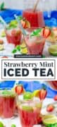 Strawberry Mint Iced Tea