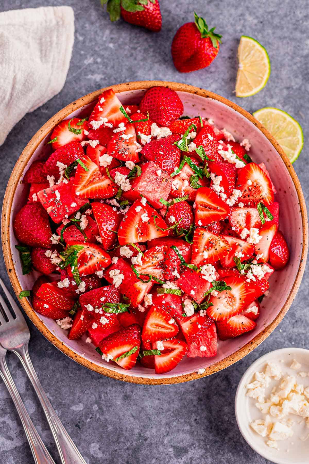 Strawberry Watermelon Salad
