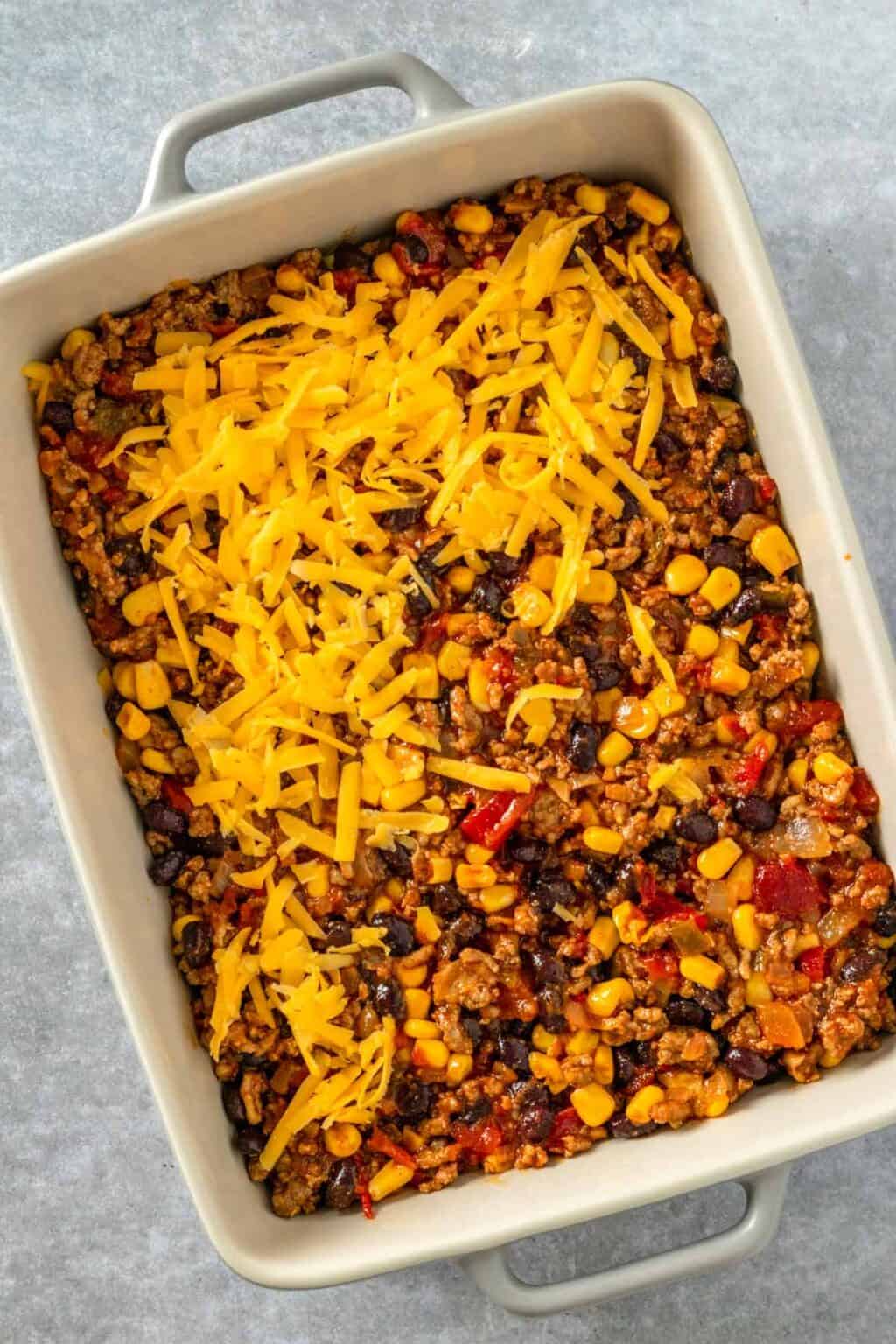 Taco Casserole With Tortillas