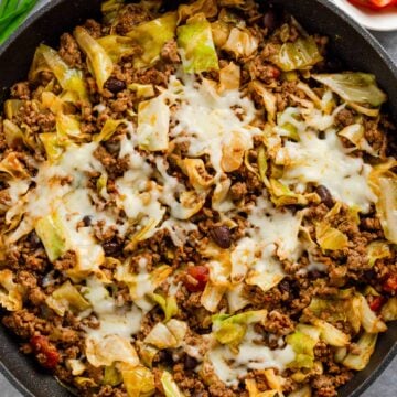 ground beef taco skillet.