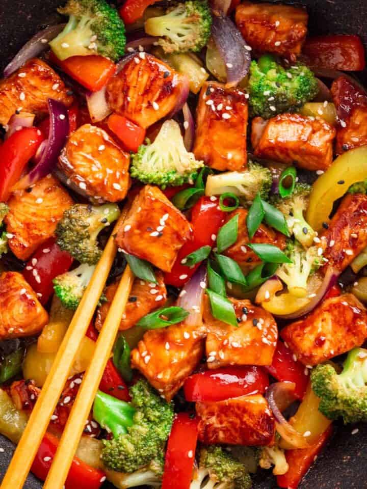 teriyaki glazed salmon