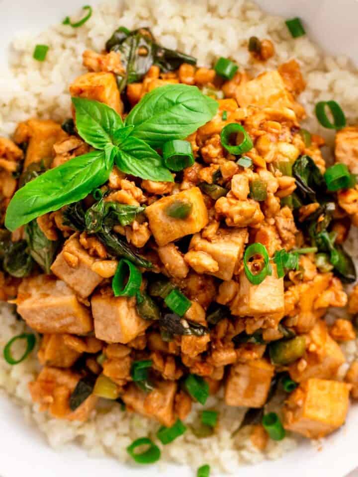 Better Than Anything Thai Basil Tempeh & Tofu.