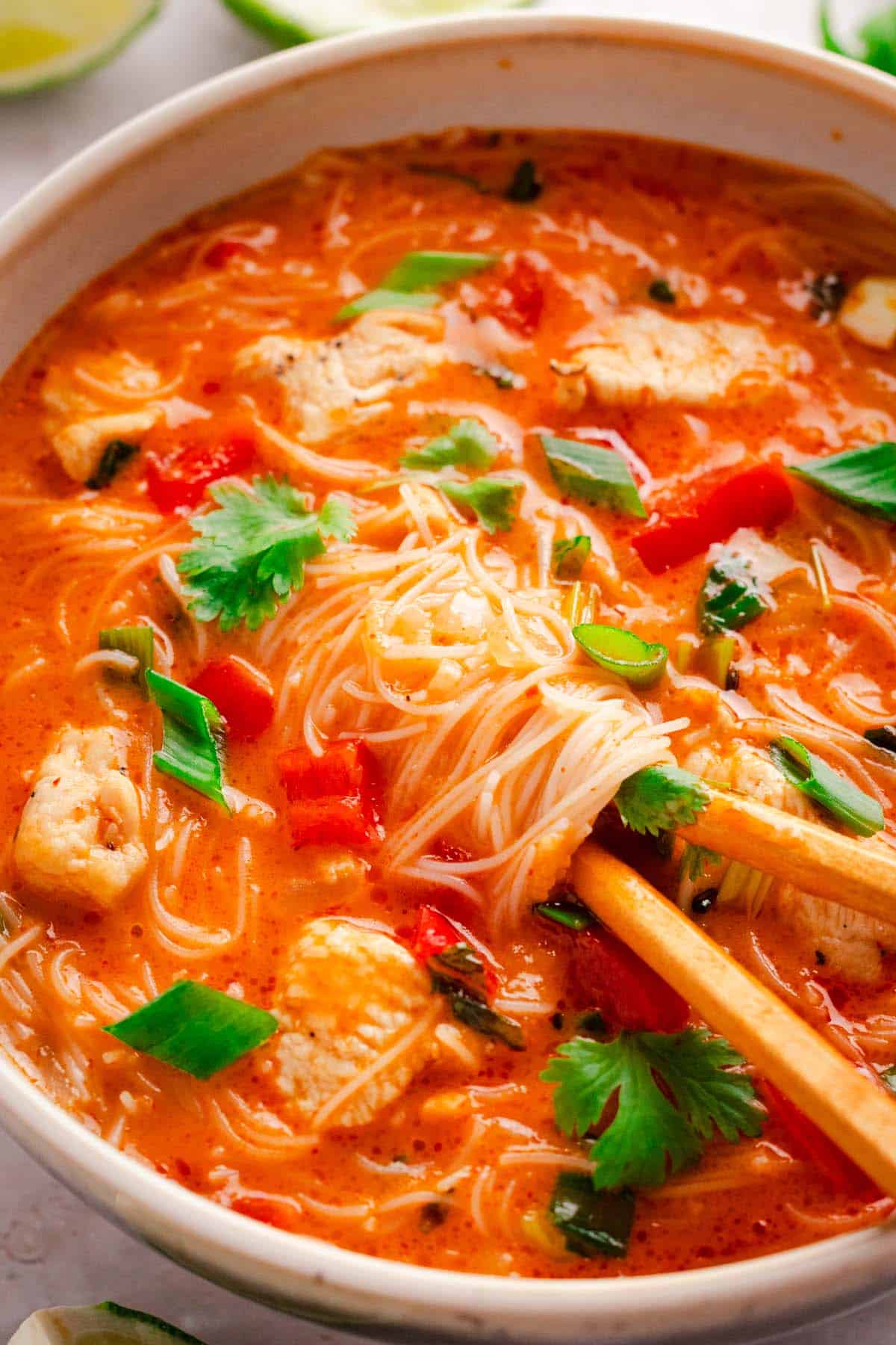 thai red curry noodle soup