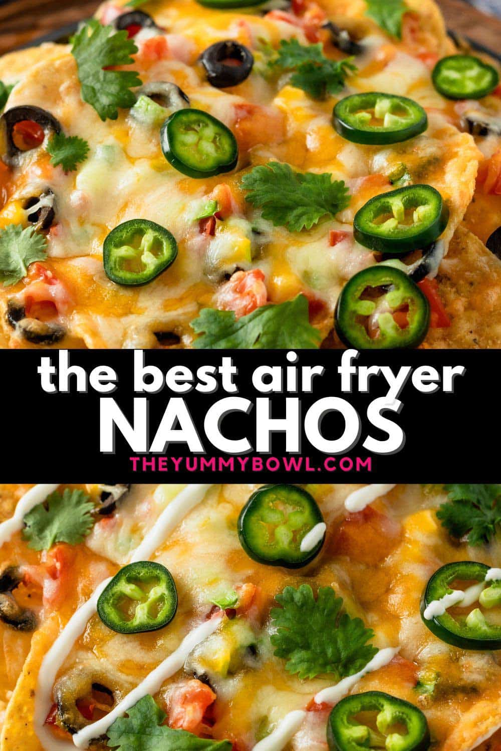 The Best Loaded Air Fryer Nachos The Yummy Bowl