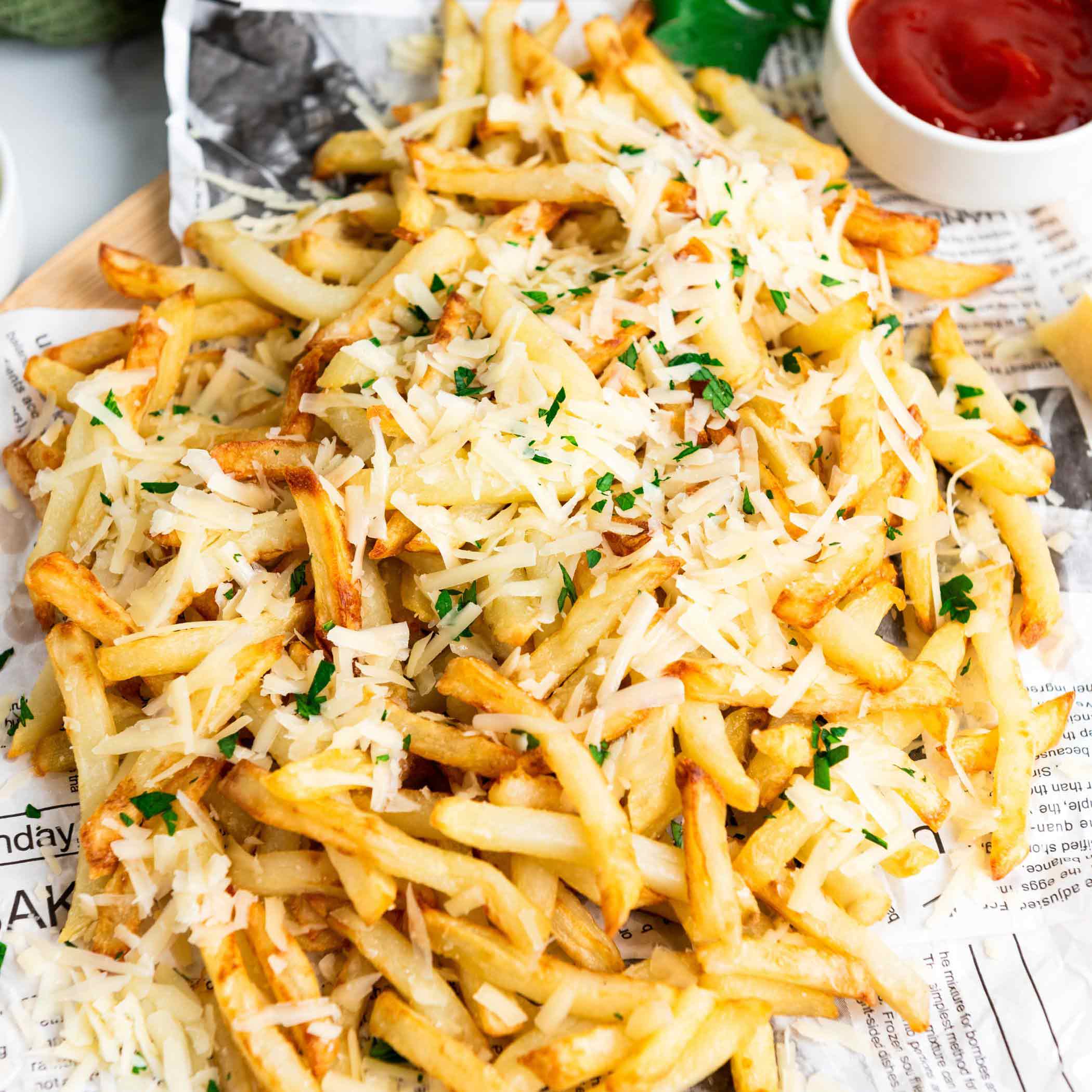 parmesan truffle fries.