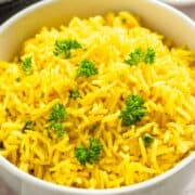 Yellow Rice (Ready in 20 Minutes!) - The Yummy Bowl