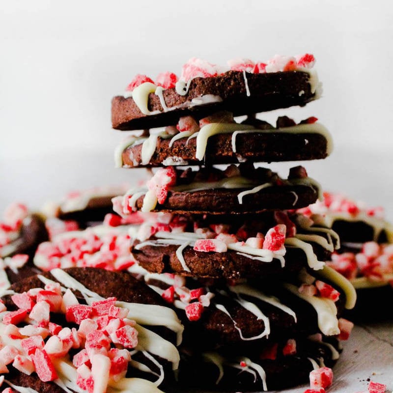 Mint Cookies with Chocolate Chips