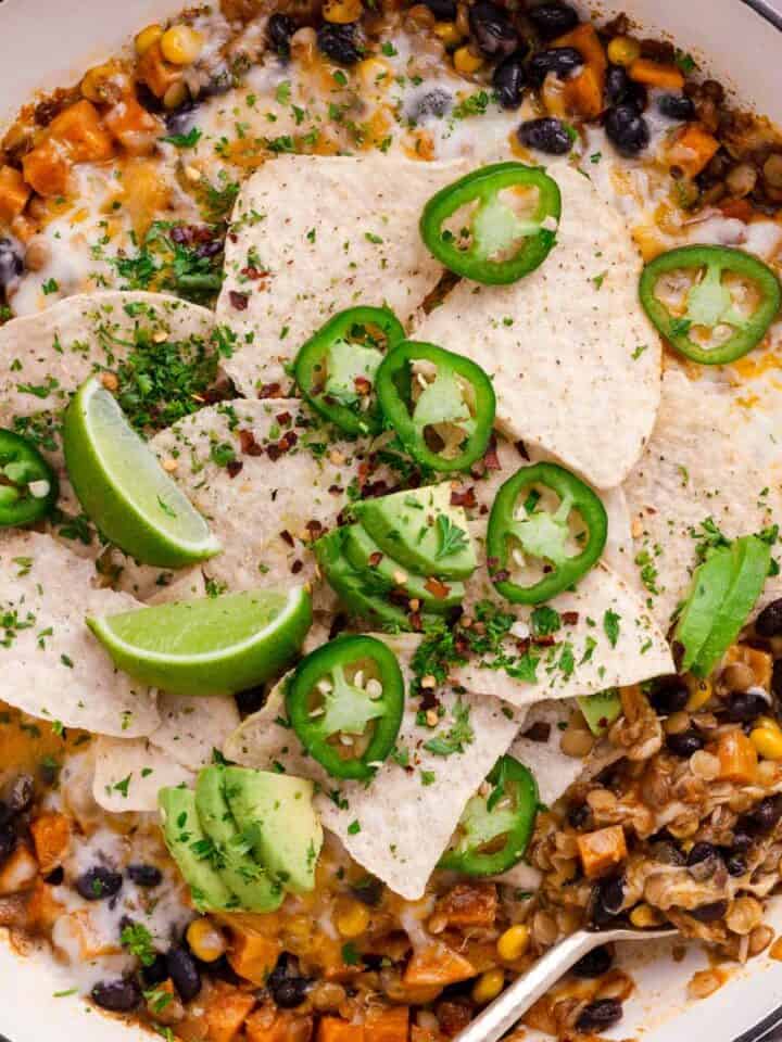 vegetarian taco skillet