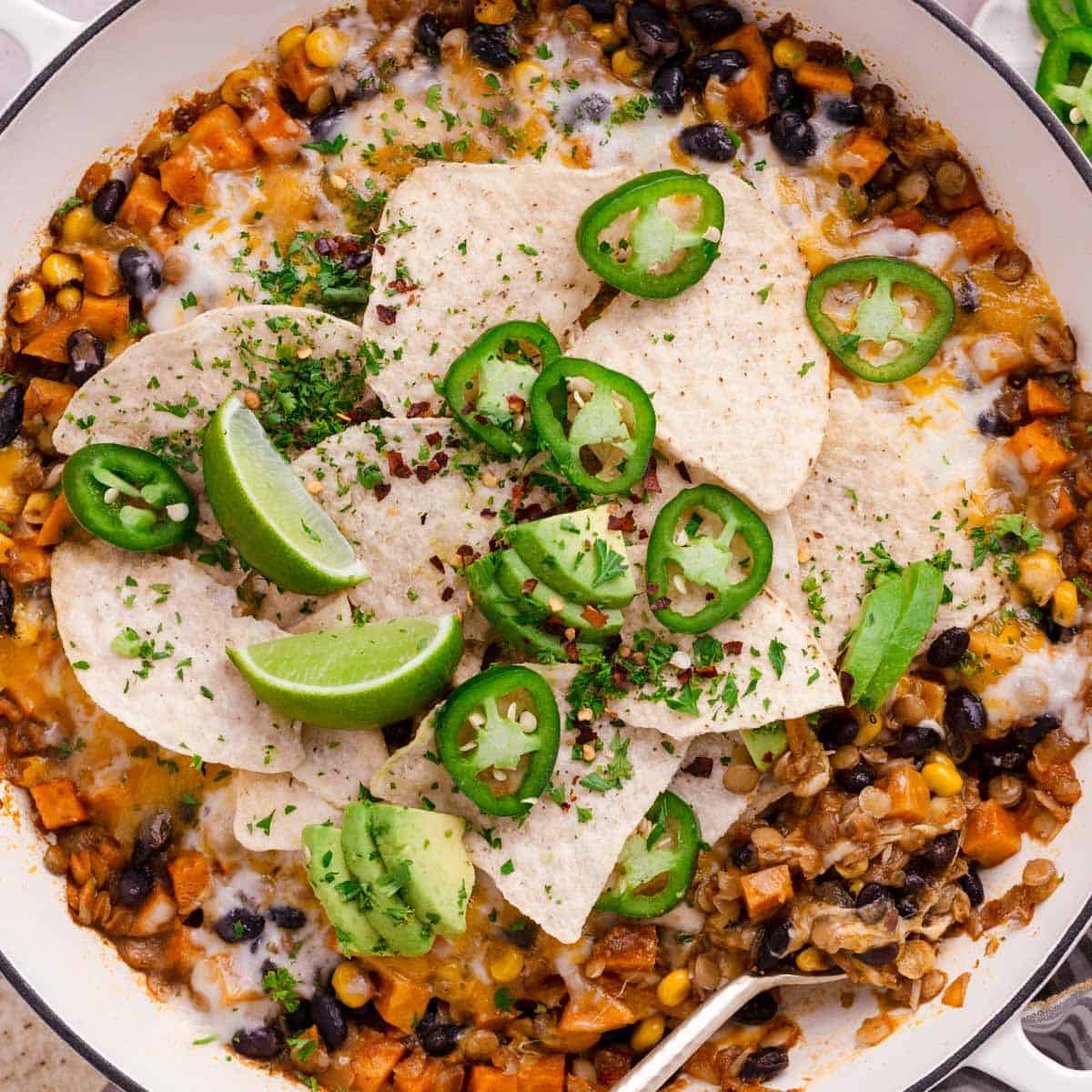 vegetarian taco skillet