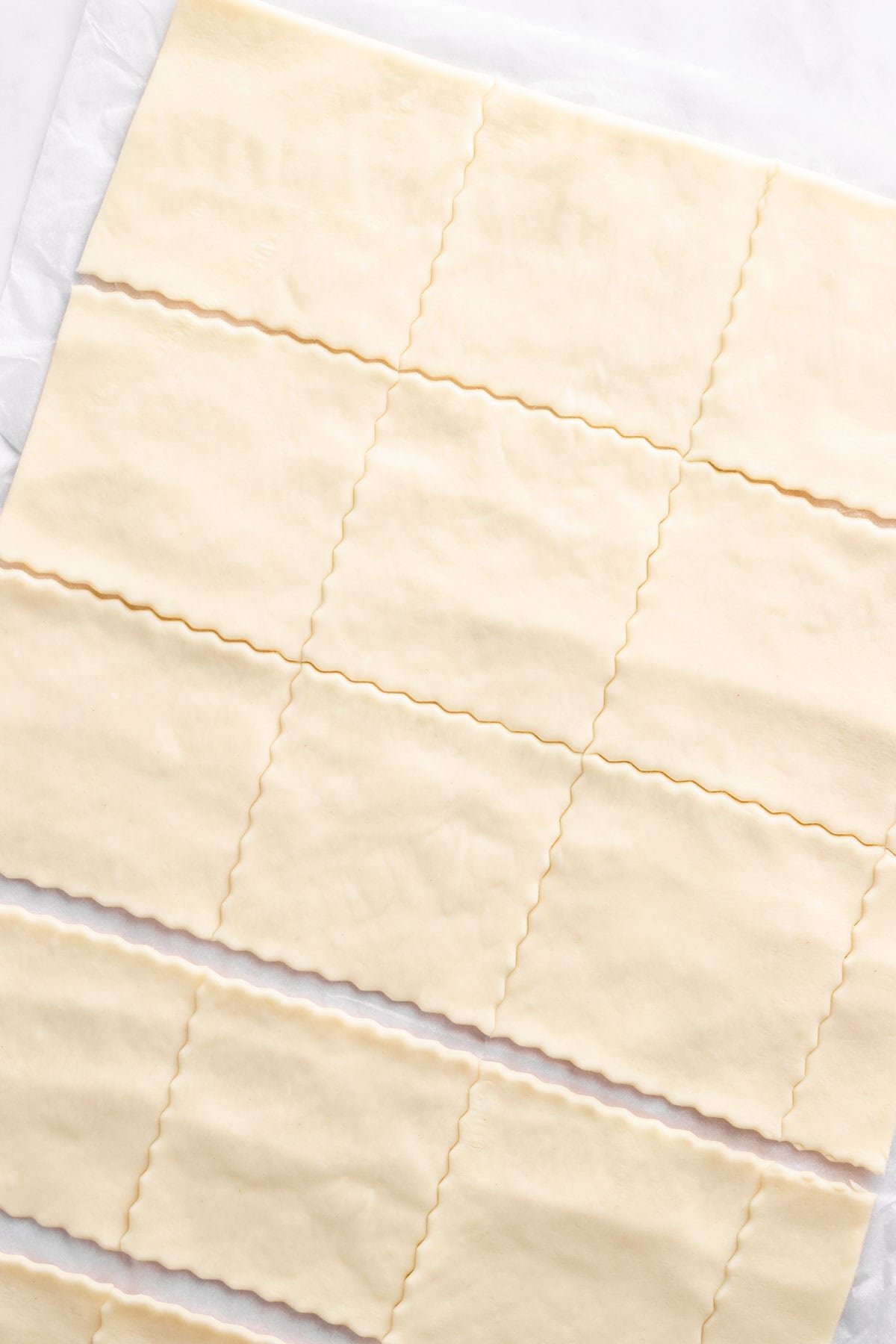 Puff pastry sheets.