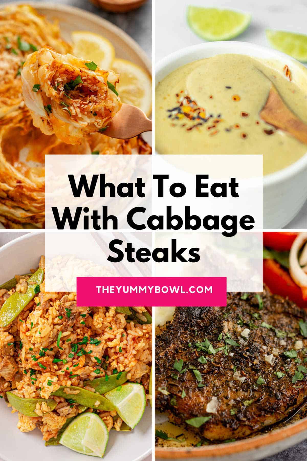 what to eat with cabbage steaks