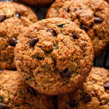 zucchini muffins.
