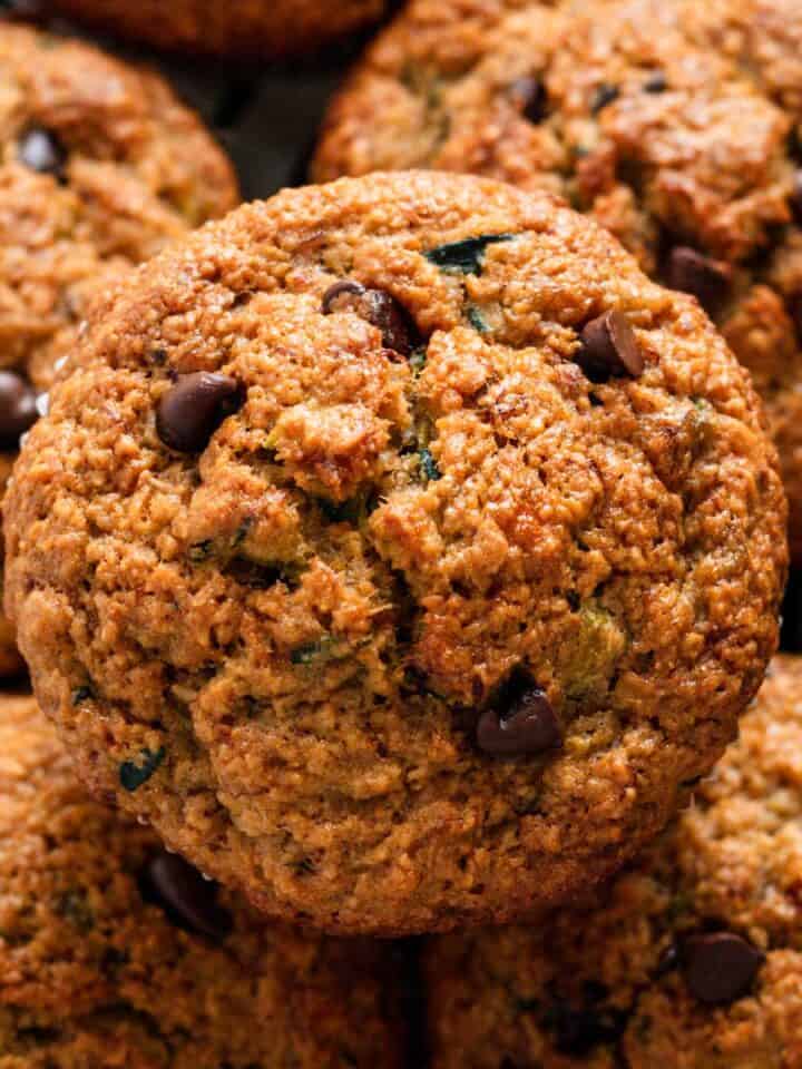 zucchini muffins.